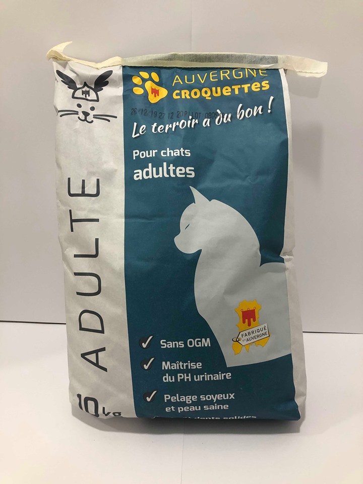 CHAT STANDARD 10KG Auvergne Croquettes