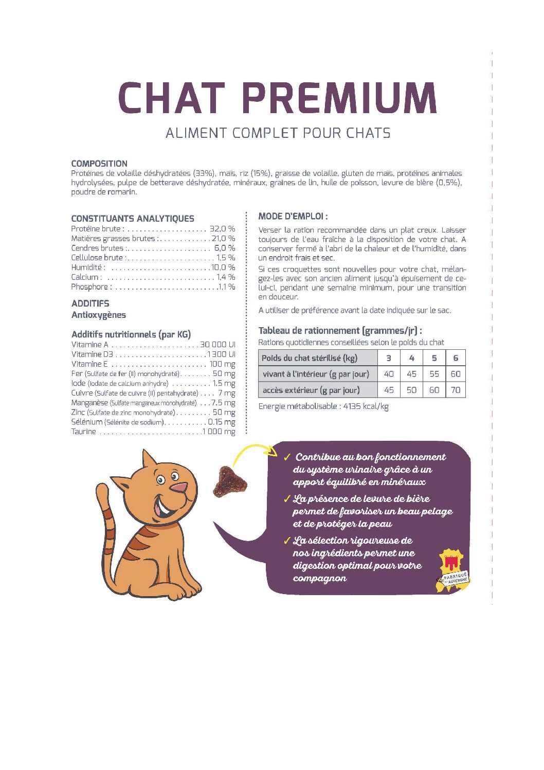 CHAT PREMIUM 3KG
