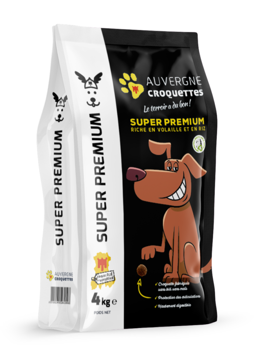 SUPER PREMIUM VOLAILLE/RIZ SANS CEREALES PAILLERES 4KG