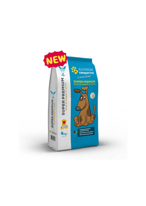 SUPER PREMIUM SAUMON/RIZ SANS CEREALES PAILLERES 4KG