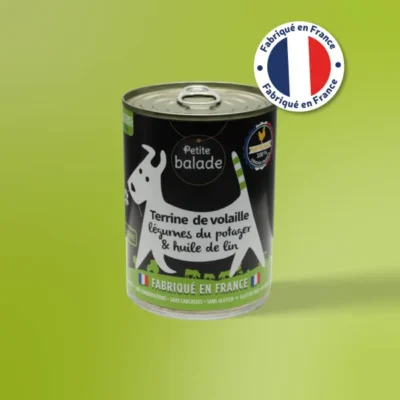 Petite Balade – Terrine Volaille & Légumes pour Chien – 400 g