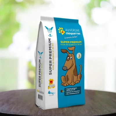 Sac de croquettes chien saumon 4 kg