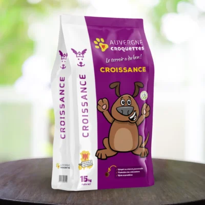 Sac de croquettes junior pour chien