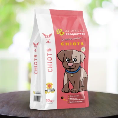 Sac de croquettes pour chiot