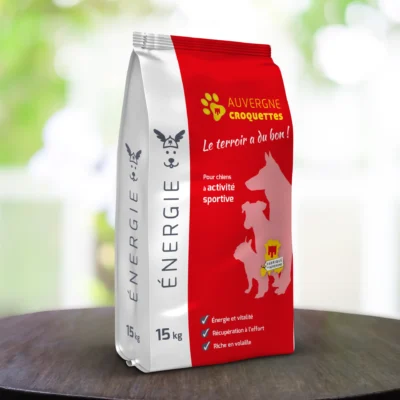 Visuel de croquettes pour animaux