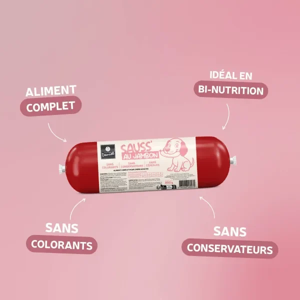 Saucisson au jambon - 800g – Image 3