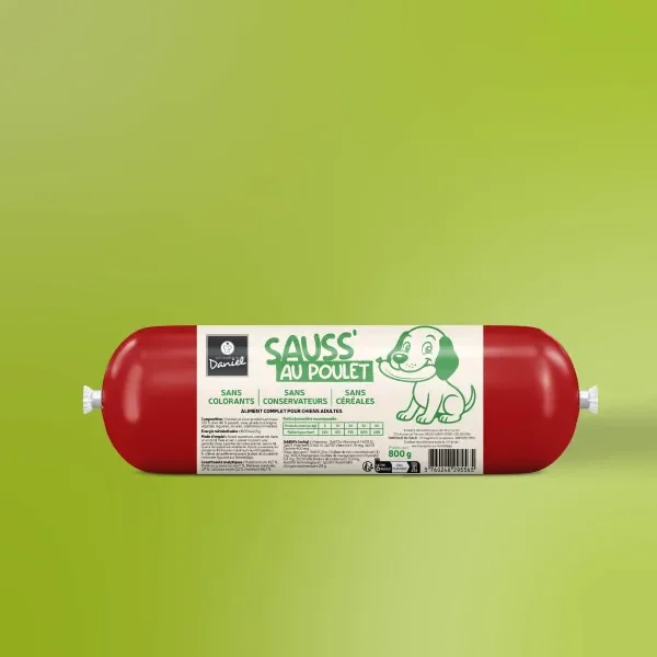 Saucisson au poulet - 800g