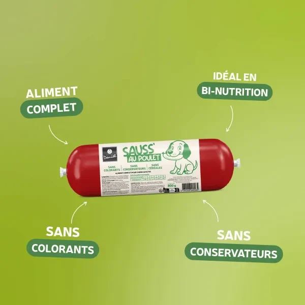 Saucisson au poulet - 800g – Image 2
